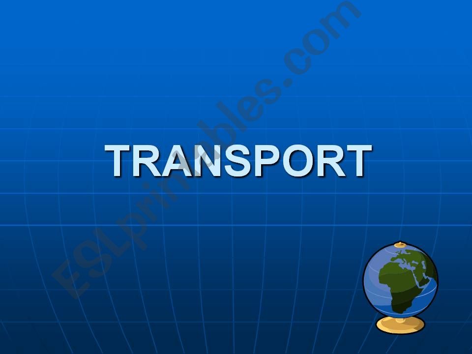 Transport powerpoint