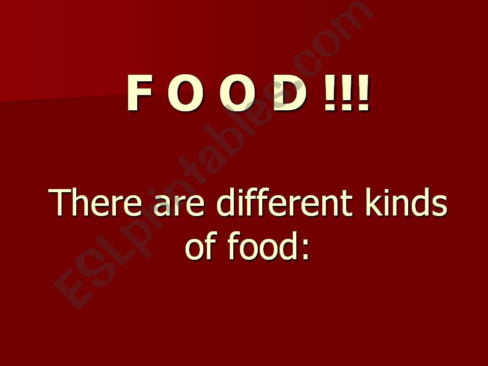 Lets Talk about Healthy Food powerpoint