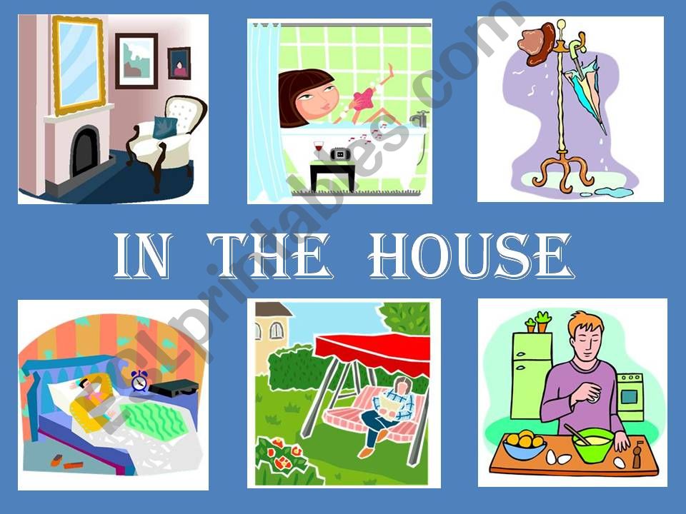 In the house - rooms powerpoint