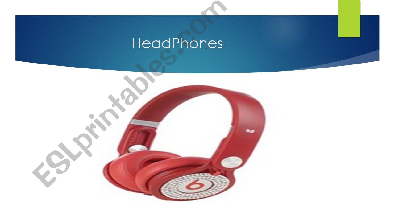 Inventions: Headphones powerpoint