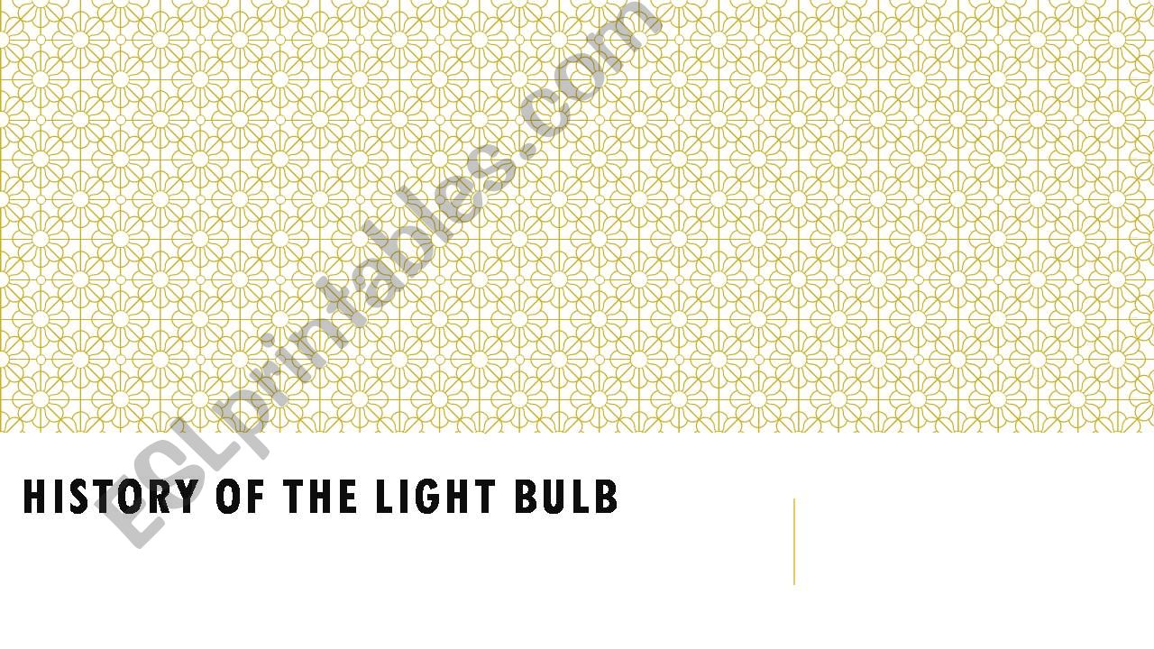 Light Bulb powerpoint