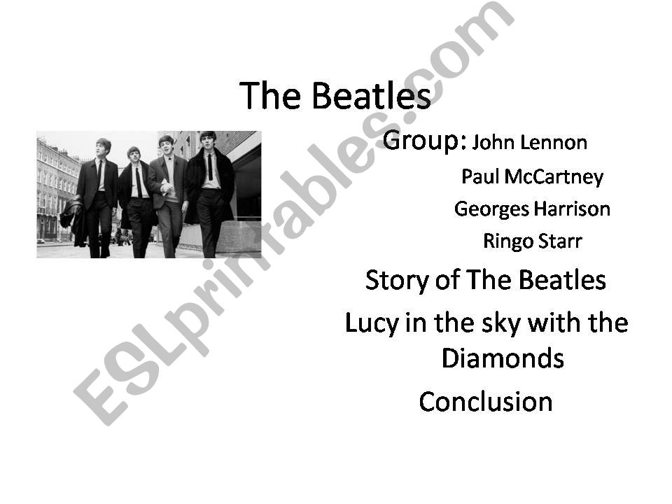 The BEATLES powerpoint