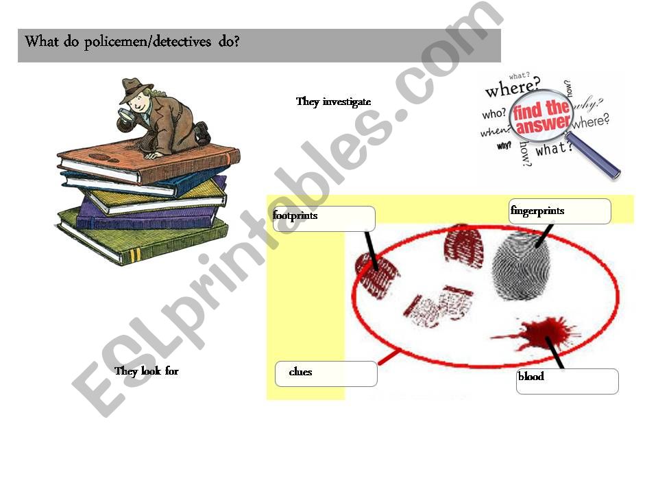 mystery fiction vocabulary introduction