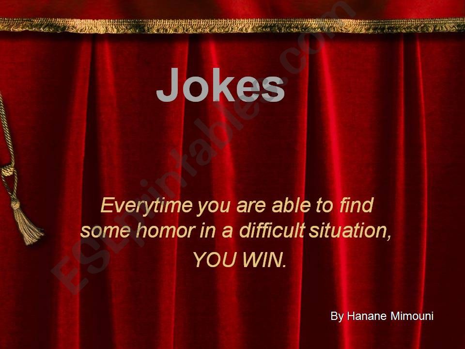 Speaking Conversation - Humor powerpoint