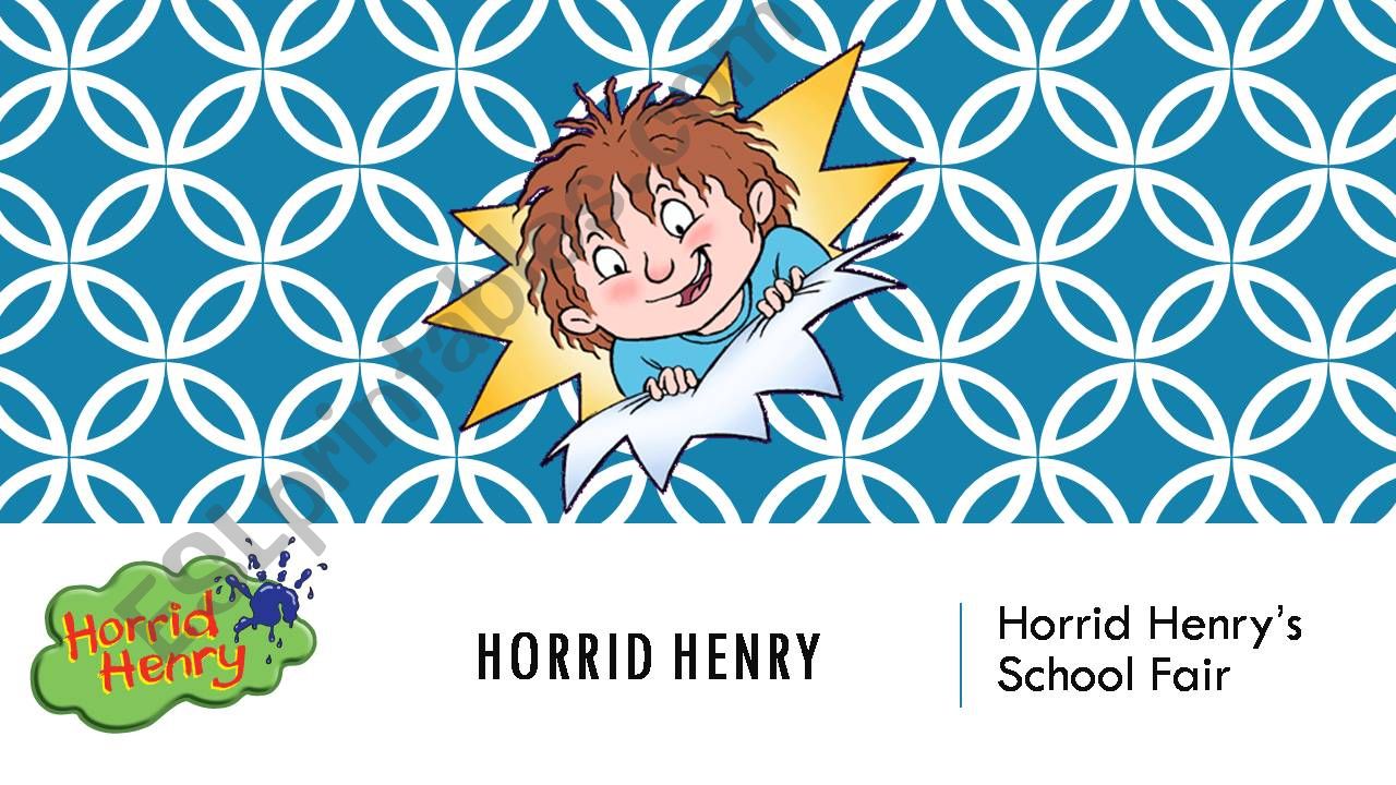Horrid Henry - School Fair powerpoint