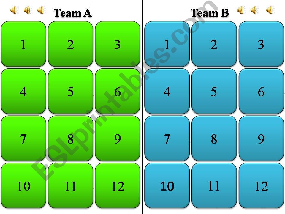 ESL English PowerPoints Mind the Bomb Game Baking Tools