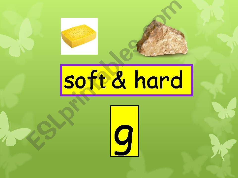 soft  & hard g powerpoint