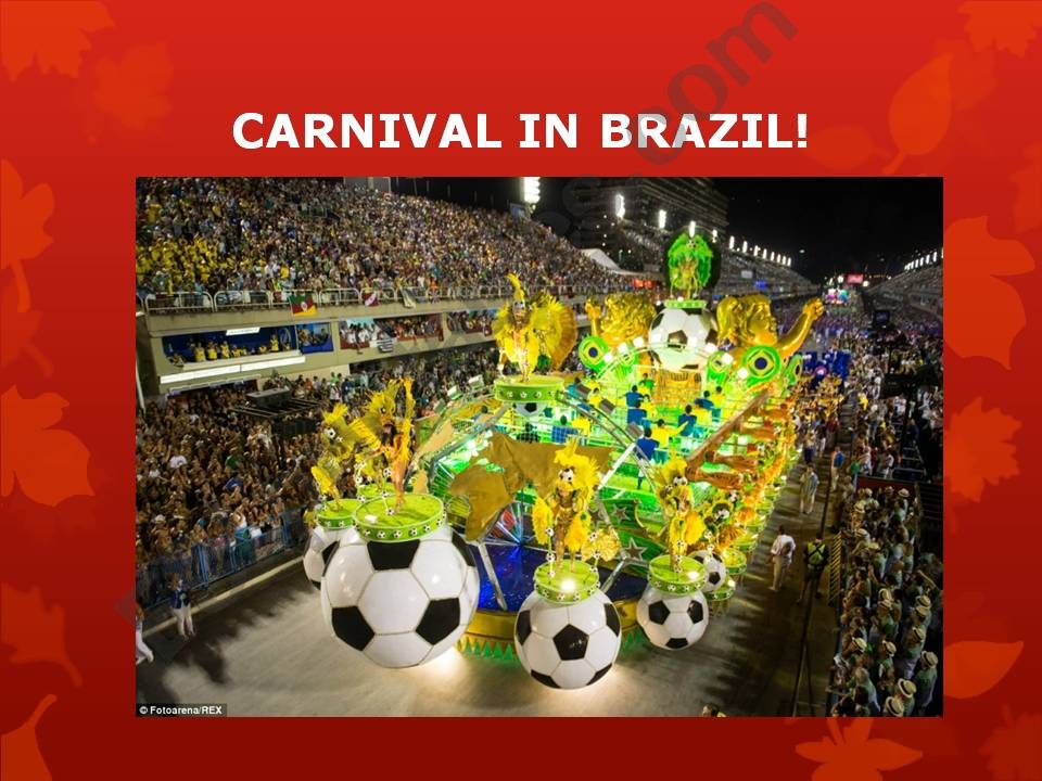 Carnival in Brazil! powerpoint