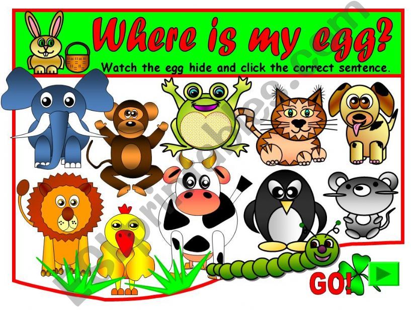 Where is my egg? (game) powerpoint