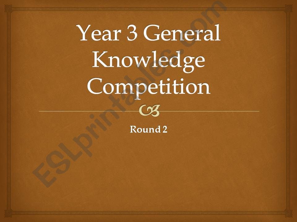 General Knowledge questions powerpoint