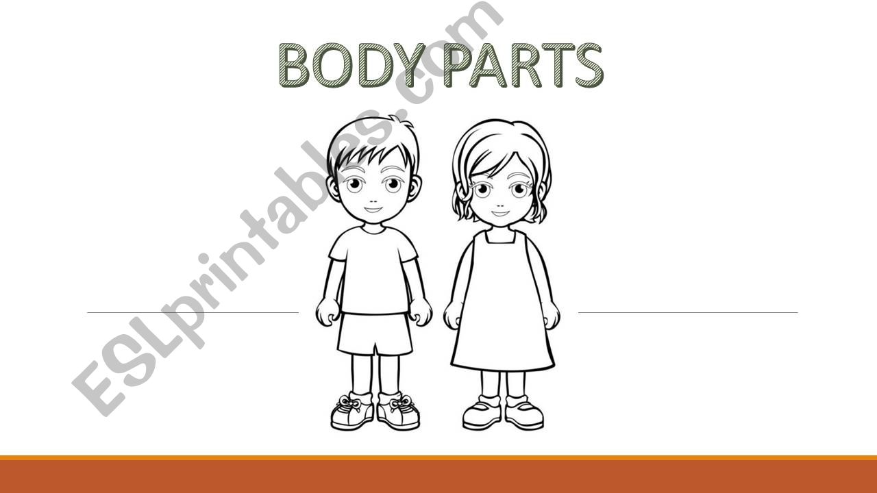 Body Parts (Parts of Body) powerpoint