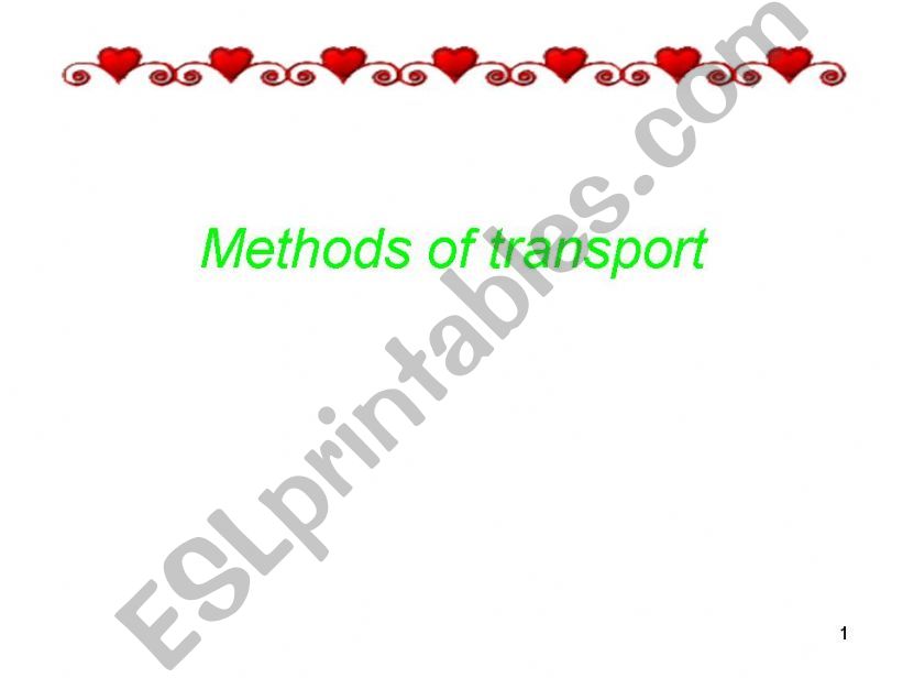 transport powerpoint