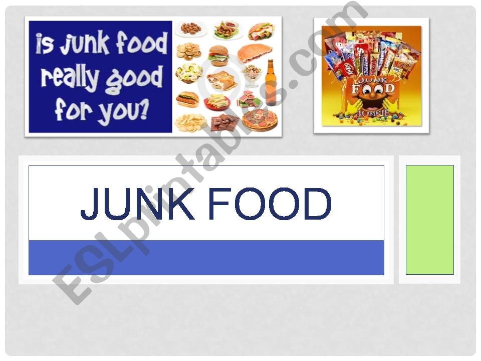 JUNK FOOD powerpoint