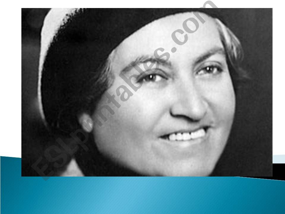 Gabriela Mistral  Past Simple powerpoint