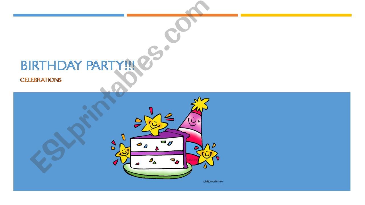 Birthday Party powerpoint