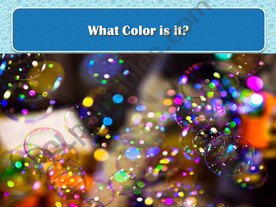 what color is it? powerpoint
