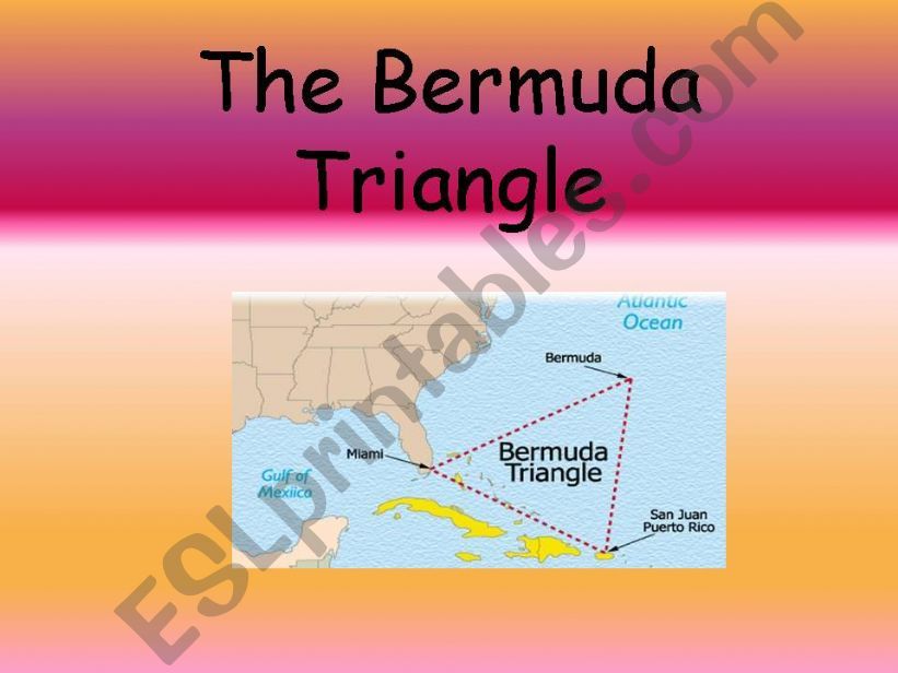 The bermuda traingle powerpoint