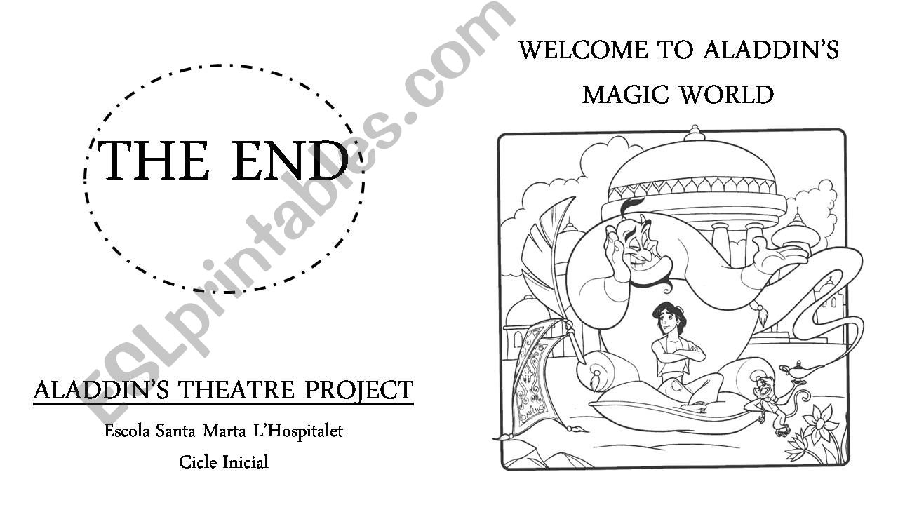 Aladdin mini booklet powerpoint
