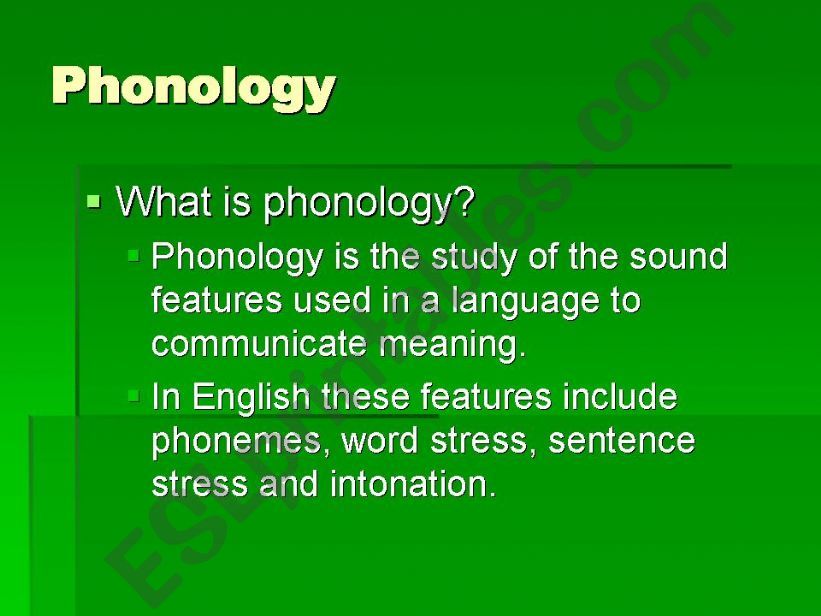 Tkt units 3 & 4, phonology and functions