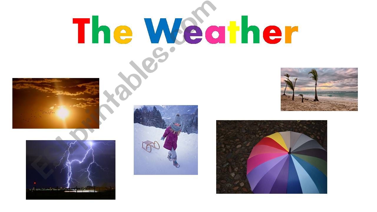 The Weather powerpoint