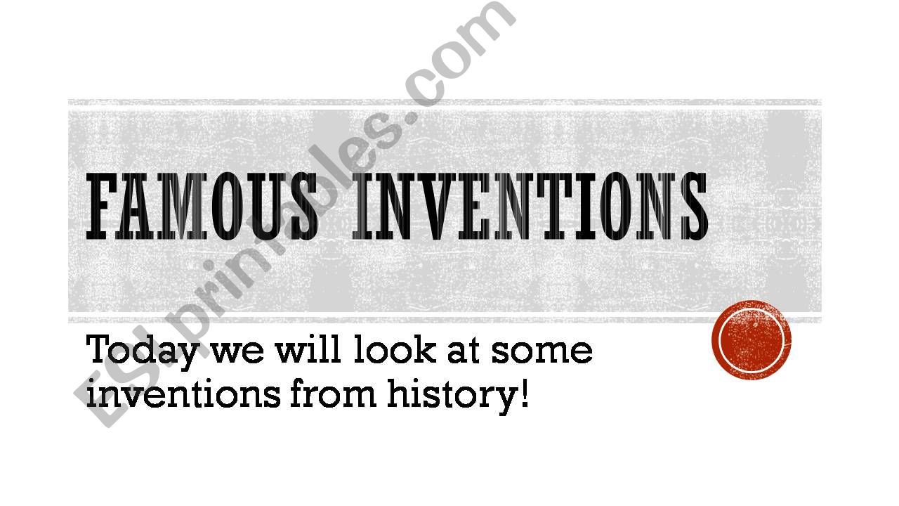 inventions powerpoint