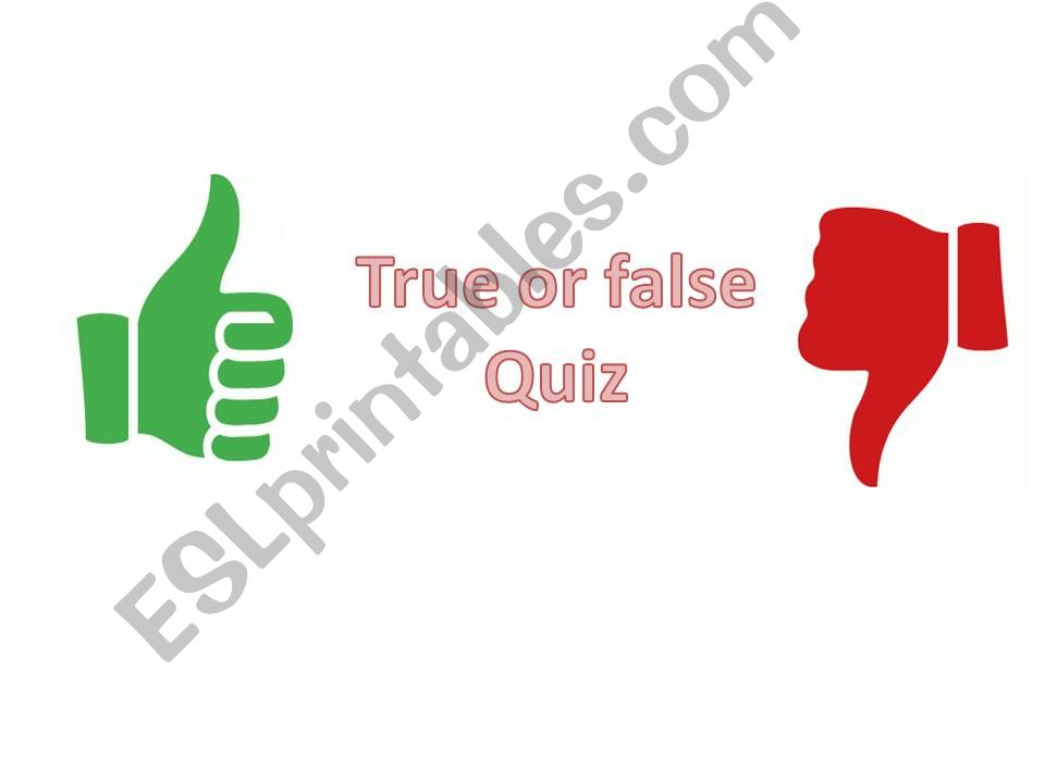 True or False animal facts quiz