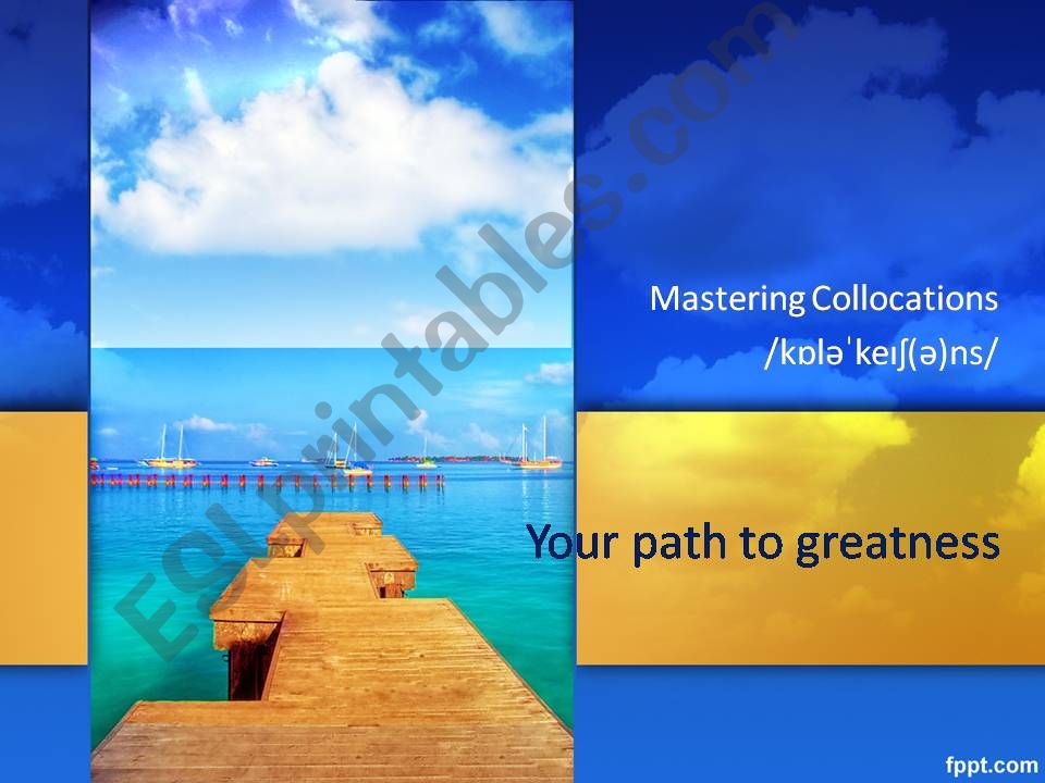 Mastering Collocations powerpoint