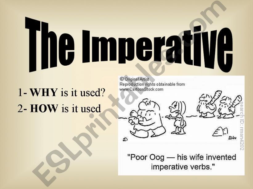 The Imperative powerpoint