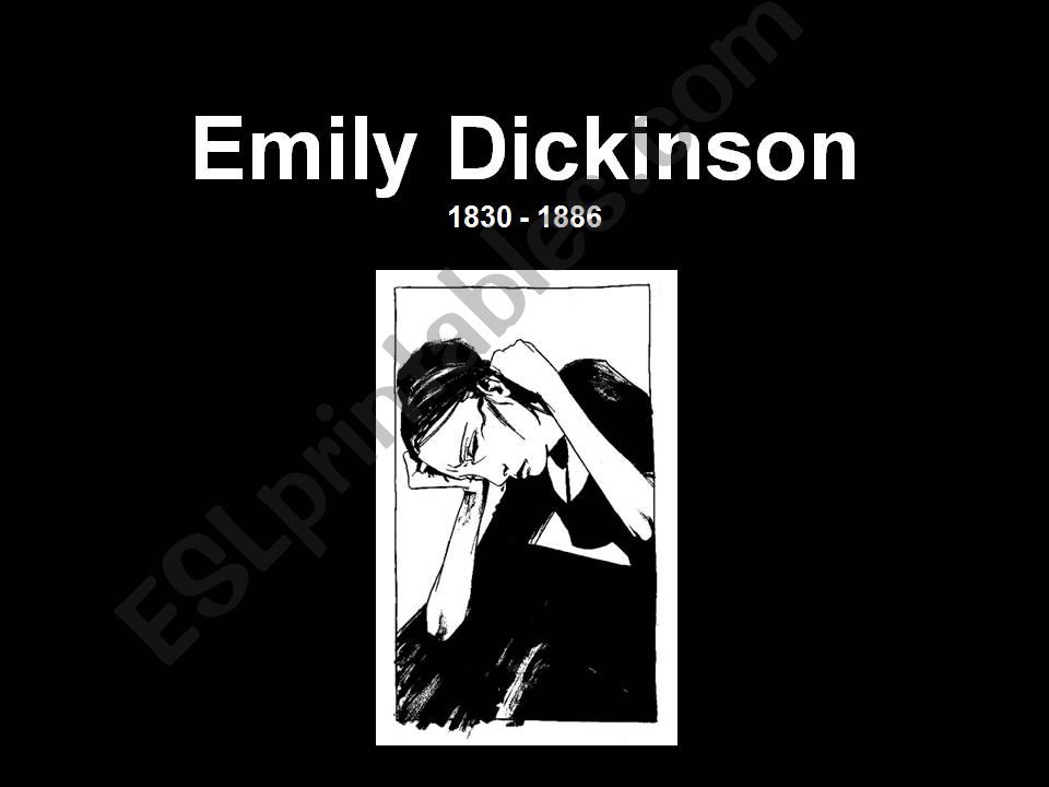 Emily Dickinson powerpoint