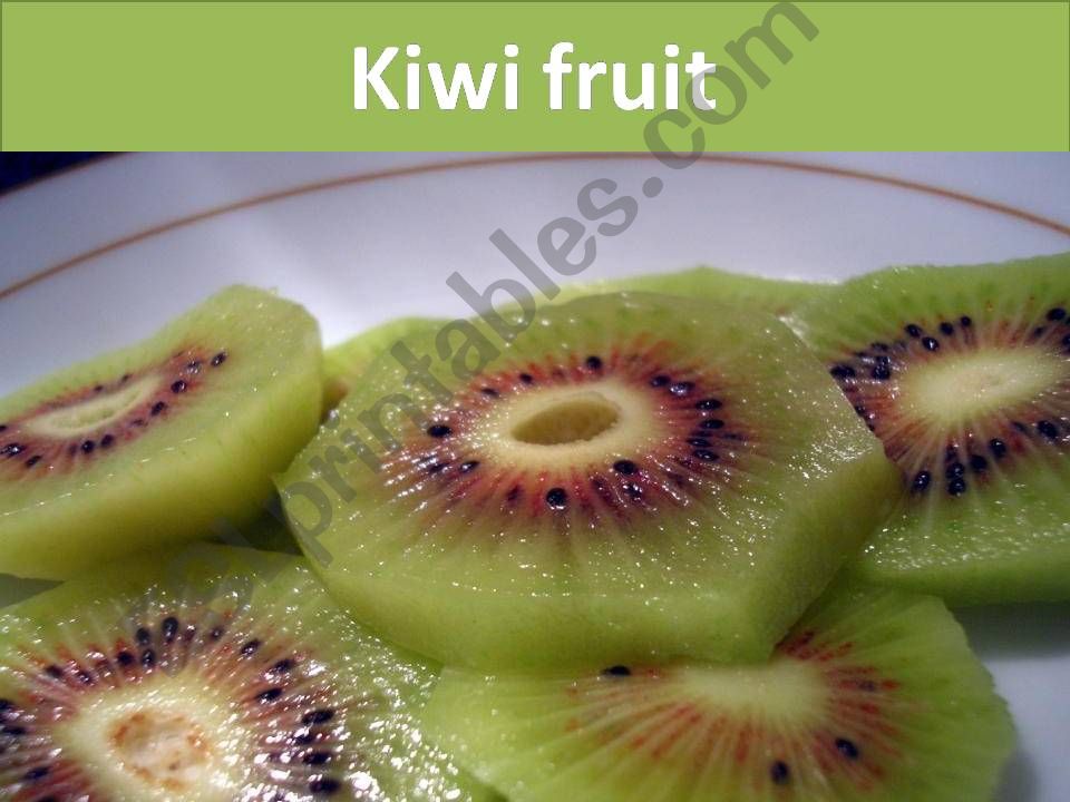 Fruits Name (Part 3) powerpoint