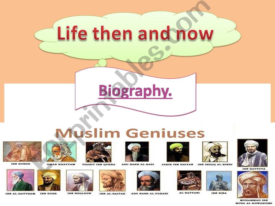 Ibn  Sinas biography  powerpoint