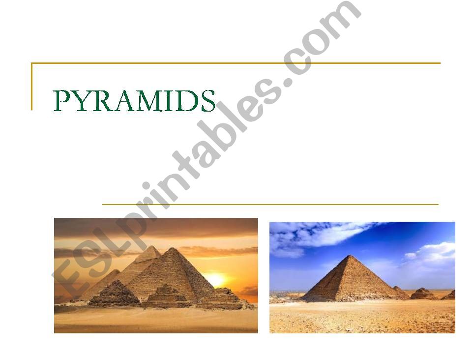 Pyramids powerpoint