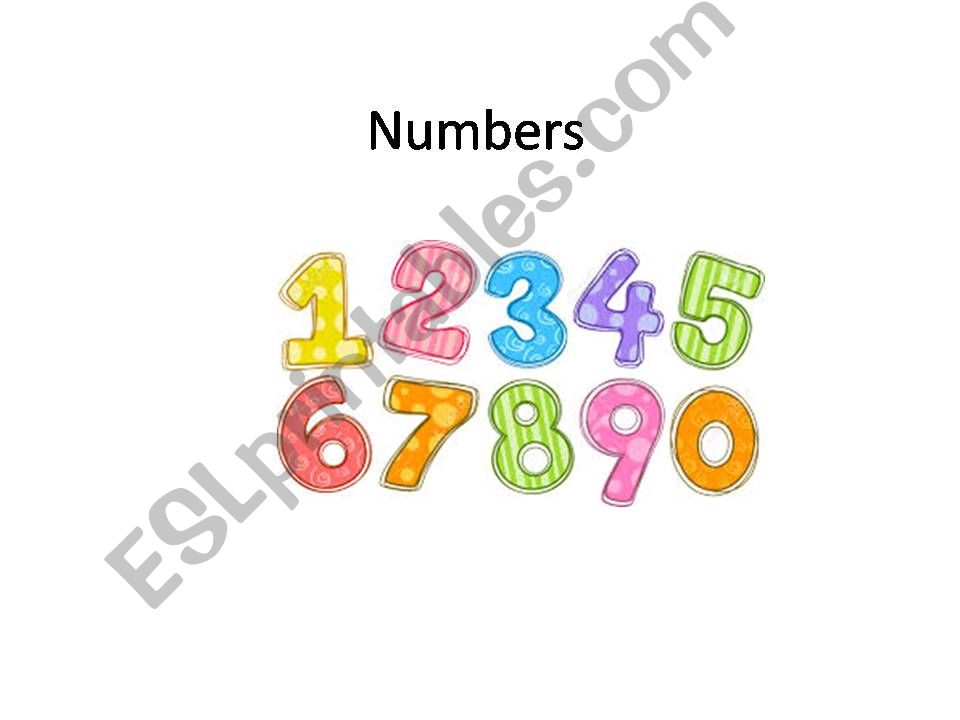 numbers powerpoint