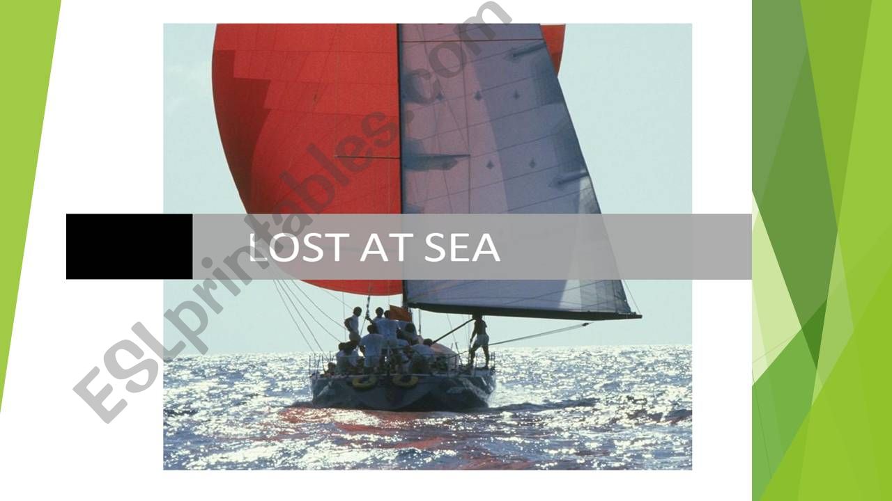 lost at sea game  powerpoint