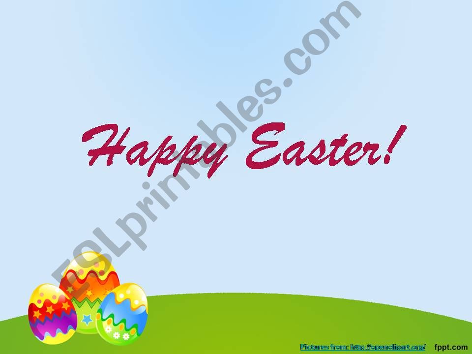 Happy Easter powerpoint