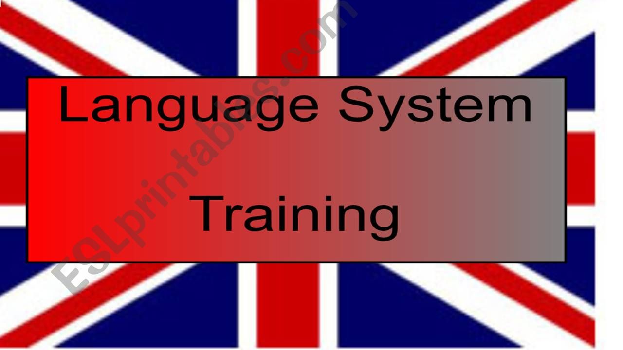 Language System Training powerpoint