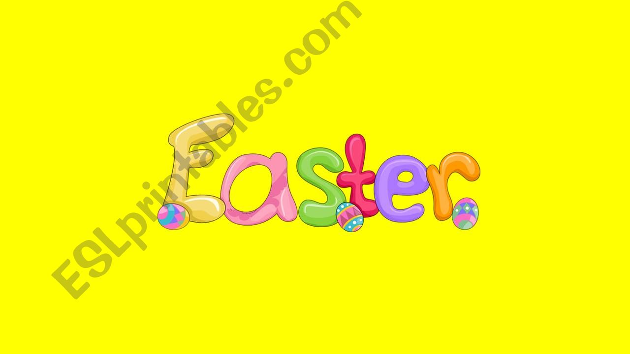 EASTER TRIVIA QUIZ powerpoint