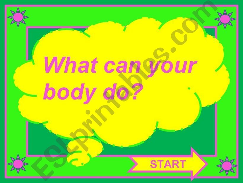 body parts powerpoint