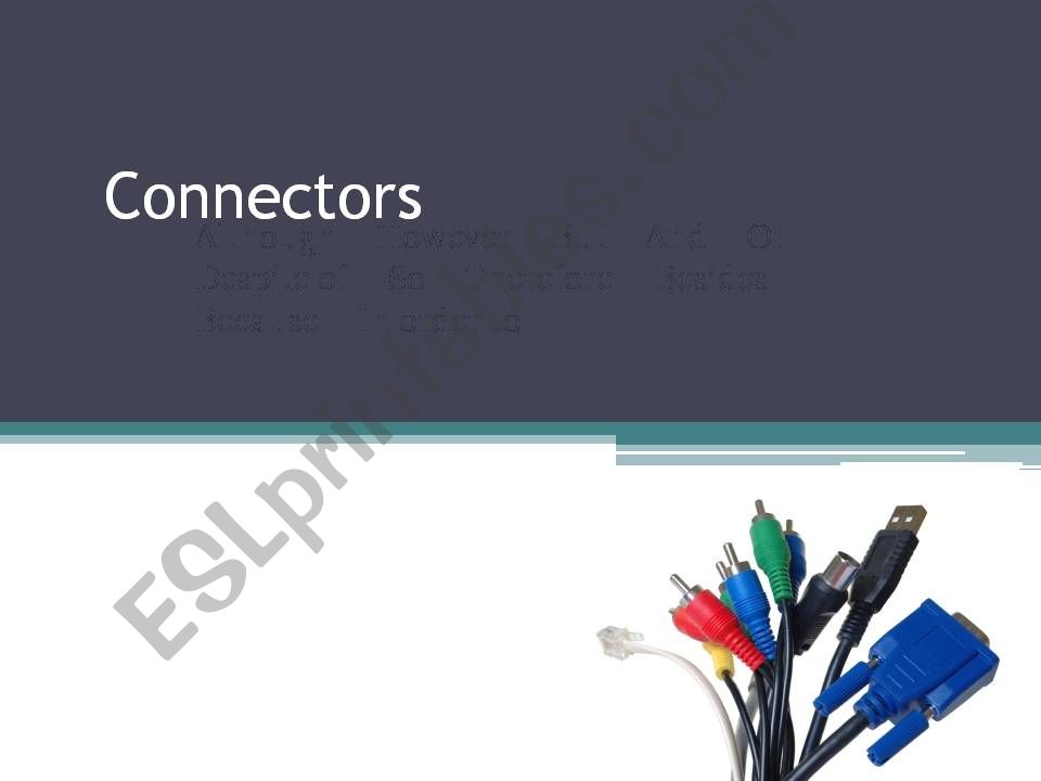 Connectors  powerpoint