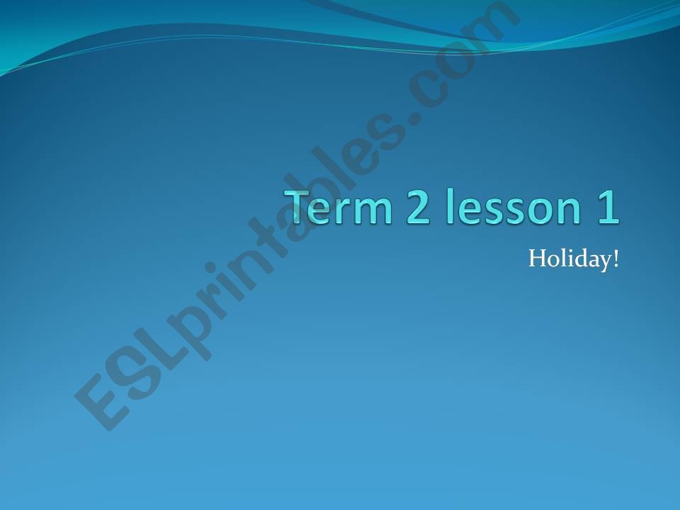Holiday powerpoint
