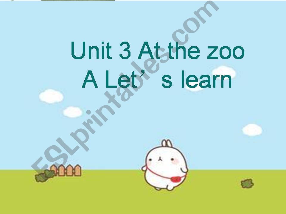 The Zoo powerpoint