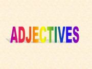English worksheet: adjective