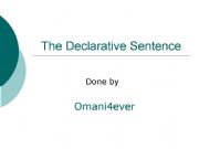 declarative sentence  worksheet