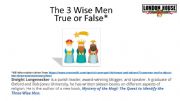 English powerpoint: Christmas True or False 3 Wise Men
