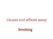 English powerpoint: smoking: causes and effects essay