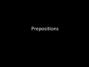 English powerpoint: Prepositions Primer