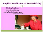 English powerpoint: tea in england