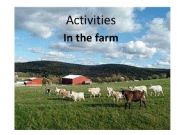 English powerpoint: Farm Activities