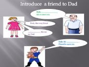 English powerpoint: introduce a friend to Dad
