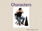 English powerpoint: Characters in Literature